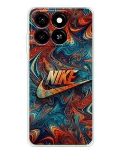 Чехол для ZTE Blade A35 с картинкой «Nike в абстракции»