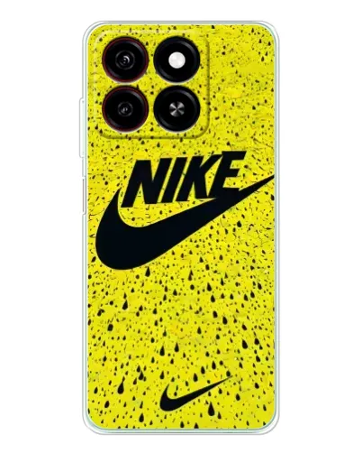 Чехол для ZTE Blade A35 с картинкой «Желтый текстурный Nike» Чехол для ZTE Blade A35 с картинкой «Желтый текстурный Nike»