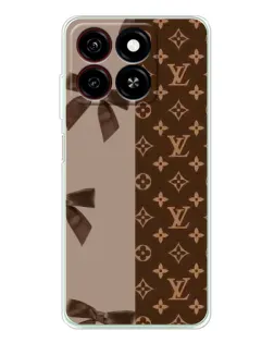 Чехол для ZTE Blade A35 с картинкой «Louis Vuitton — банты»