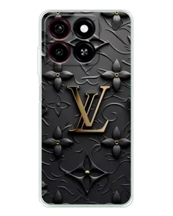 Чехол для ZTE Blade A35 с картинкой «Кожаная текстура LV»