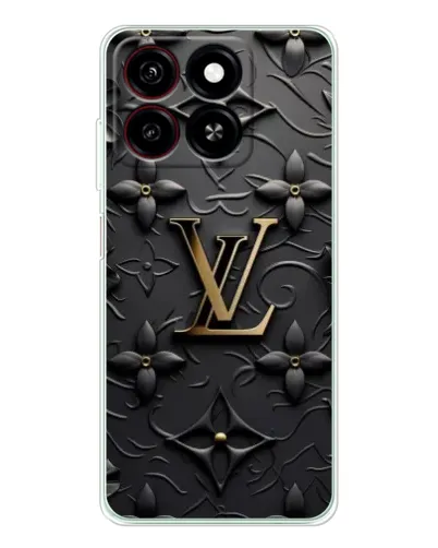 Чехол для ZTE Blade A35 с картинкой «Кожаная текстура LV»
