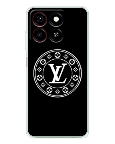 Чехол для ZTE Blade A35 с картинкой «LV — печать стиля»