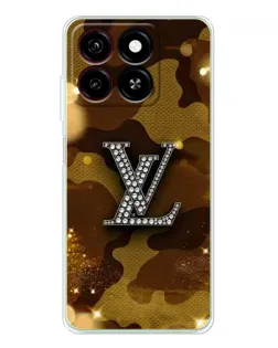 Чехол для ZTE Blade A35 с картинкой «Камуфляжный Louis Vuitton»