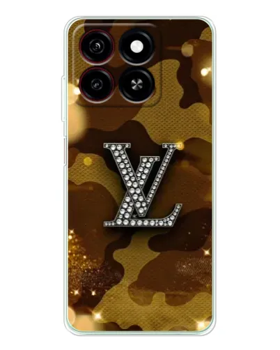 Чехол для ZTE Blade A35 с картинкой «Камуфляжный Louis Vuitton»