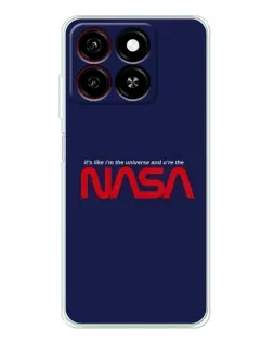 Чехол для ZTE Blade A35 с картинкой «NASA — глубокий космос»