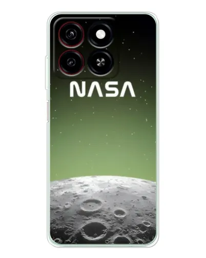 Чехол для ZTE Blade A35 с картинкой «NASA — лунный градиент»