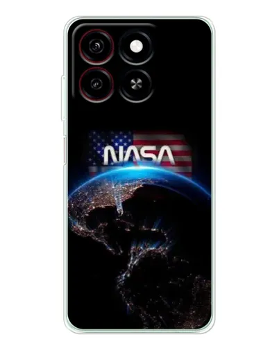 Чехол для ZTE Blade A35 с картинкой «Земля из космоса NASA»
