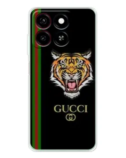 Чехол для ZTE Blade A35 с картинкой «Тигр Gucci»