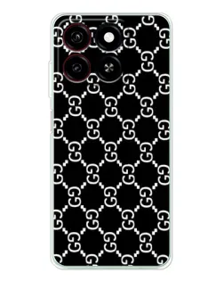 Чехол для ZTE Blade A35 с картинкой «Gucci — сетчатый паттерн»