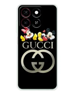Чехол для ZTE Blade A35 с картинкой «Gucci — герои Disney»