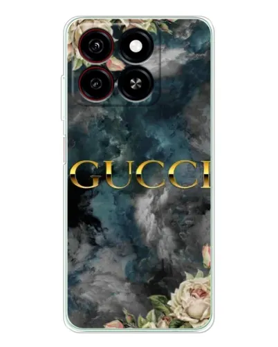 Чехол для ZTE Blade A35 с картинкой «Абстрактные цветы Gucci» Чехол для ZTE Blade A35 с картинкой «Абстрактные цветы Gucci»