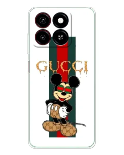 Чехол для ZTE Blade A35 с картинкой «Микки Маус Gucci — полосы» Чехол для ZTE Blade A35 с картинкой «Микки Маус Gucci — полосы»