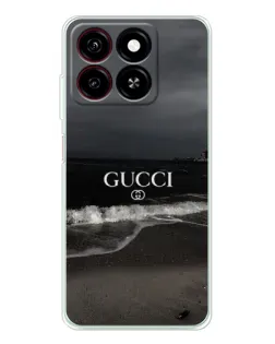 Чехол для ZTE Blade A35 с картинкой «Gucci — морской прибой»