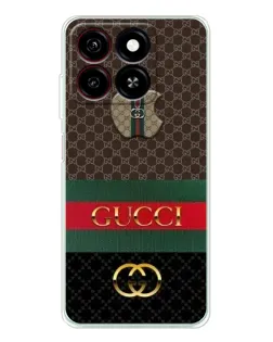 Чехол для ZTE Blade A35 с картинкой «Gucci — брендированный десерт»
