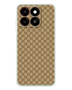 Чехол для ZTE Blade A35 с картинкой «Gucci — классический беж»