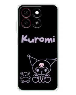 Чохол для ZTE Blade A35 з картинкою «Kuromi — чорний мінімалізм» Чохол для ZTE Blade A35 з картинкою «Kuromi — чорний мінімалізм»