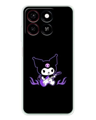 Чехол для ZTE Blade A35 с картинкой «Электрическая Kuromi» Чехол для ZTE Blade A35 с картинкой «Электрическая Kuromi»