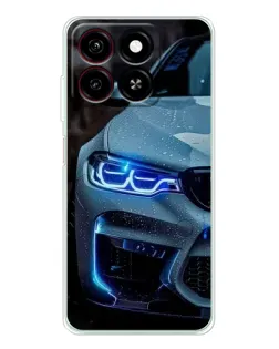 Чохол для ZTE Blade A35 з картинкою «Погляд BMW з синіми фарами» Чохол для ZTE Blade A35 з картинкою «Погляд BMW з синіми фарами»