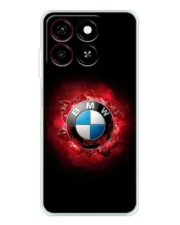 Чехол для ZTE Blade A35 с картинкой «Логотип BMW — вспышка»