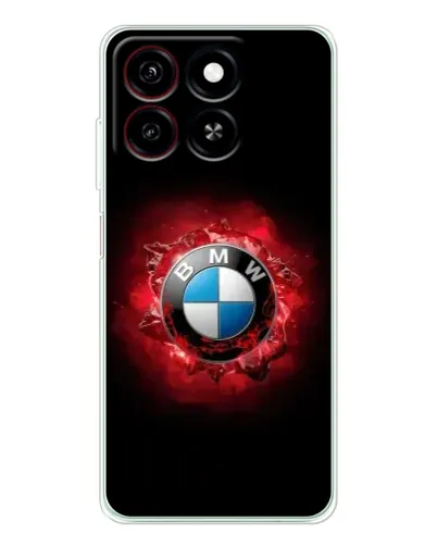 Чехол для ZTE Blade A35 с картинкой «Логотип BMW — вспышка»