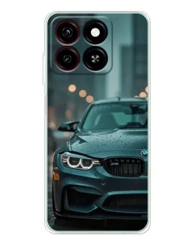 Чехол для ZTE Blade A35 с картинкой «BMW в огнях города»
