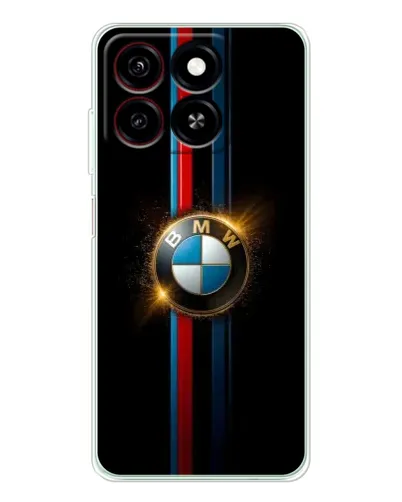 Чехол для ZTE Blade A35 с картинкой «BMW M-Power неон»