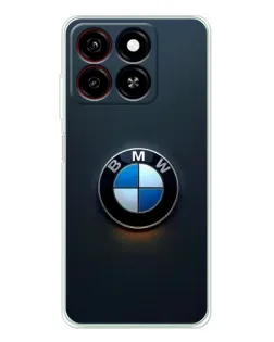 Чехол для ZTE Blade A35 с картинкой «Логотип BMW — минимализм»
