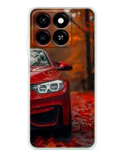 Чехол для ZTE Blade A35 с картинкой «Осенняя BMW M4»