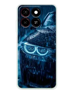 Чехол для ZTE Blade A35 с картинкой «BMW под дождем»