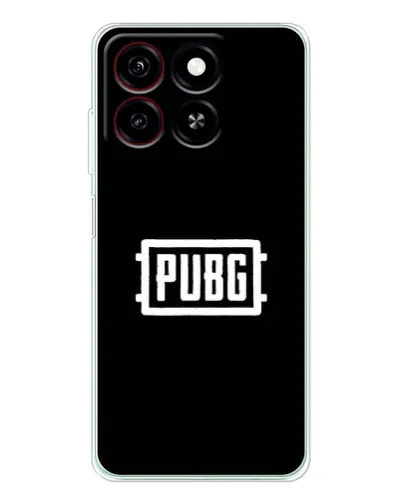 Чехол для ZTE Blade A35 с картинкой «Лого BMW — металлический блеск»