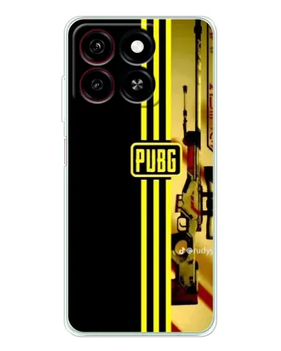 Чехол для ZTE Blade A35 с картинкой «PUBG — камуфляжный шлем»