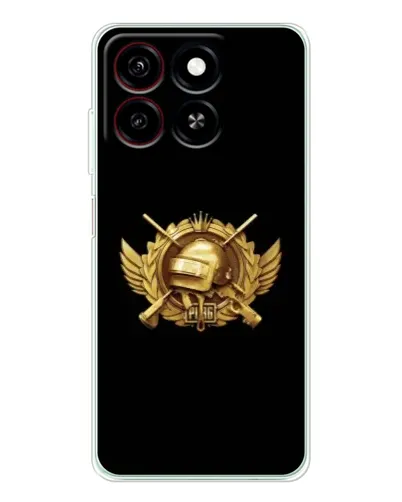 Чехол для ZTE Blade A35 с картинкой «PUBG — оранжевый градиент»
