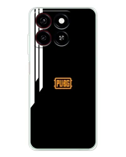 Чехол для ZTE Blade A35 с картинкой «PUBG — вертикальные линии»
