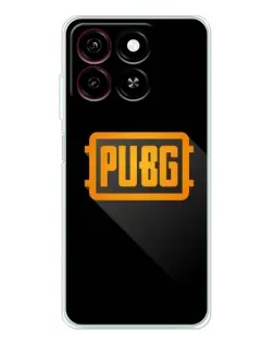 Чехол для ZTE Blade A35 с картинкой «PUBG — рамка лого»