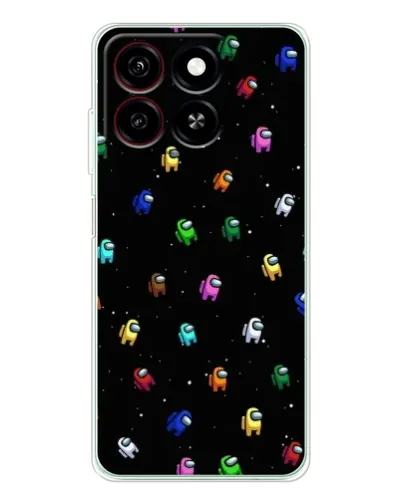 Чехол для ZTE Blade A35 с картинкой «Экипаж Among Us»