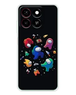 Чехол для ZTE Blade A35 с картинкой «Among Us космос»