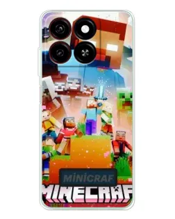 Чохол для ZTE Blade A35 з картинкою «Minecraft герої гри» Чохол для ZTE Blade A35 з картинкою «Minecraft герої гри»