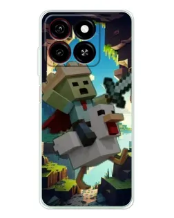 Чохол для ZTE Blade A35 з картинкою «Стів та гусь» Чохол для ZTE Blade A35 з картинкою «Стів та гусь»