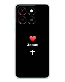 Чехол для ZTE Blade A35 с картинкой «Сердце - Jesus» Чехол для ZTE Blade A35 с картинкой «Сердце - Jesus»