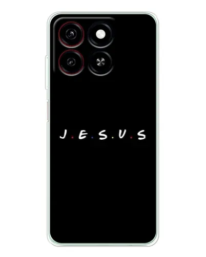 Чехол для ZTE Blade A35 с картинкой «Точки веры J.E.S.U.S.»