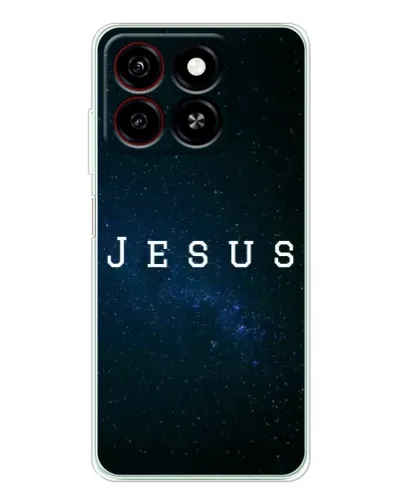 Чехол для ZTE Blade A35 с картинкой «Звездное небо Jesus»