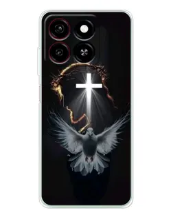 Чехол для ZTE Blade A35 с картинкой «Голубь и Свет»