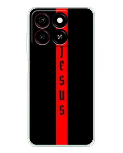 Чехол для ZTE Blade A35 с картинкой «Красная линия веры»