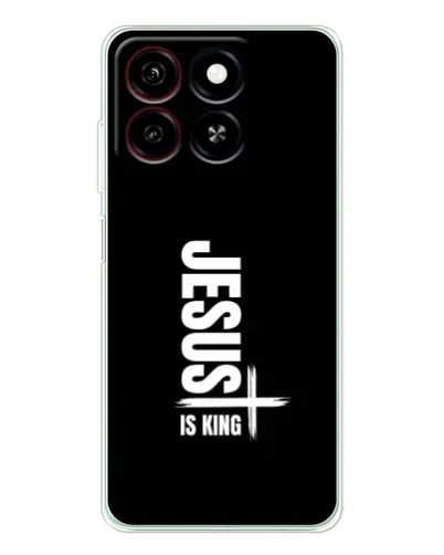 Чехол для ZTE Blade A35 с картинкой «Вертикаль веры Jesus»