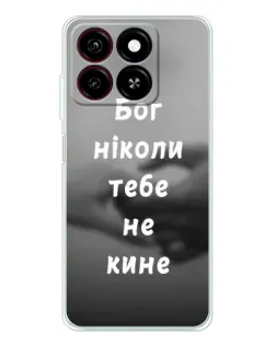 Чехол для ZTE Blade A35 с картинкой «Бог не бросит» Чехол для ZTE Blade A35 с картинкой «Бог не бросит»