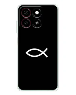 Чехол для ZTE Blade A35 с картинкой «Символ рыбы Jesus» Чехол для ZTE Blade A35 с картинкой «Символ рыбы Jesus»