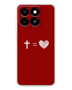 Чехол для ZTE Blade A35 с картинкой «Уравнение любви» Чехол для ZTE Blade A35 с картинкой «Уравнение любви»