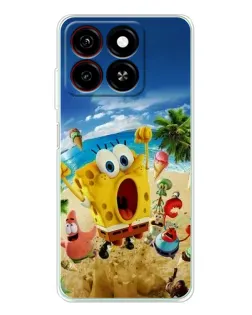 Чехол для ZTE Blade A35 с картинкой «Развлечения на пляже»