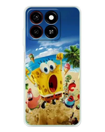 Чехол для ZTE Blade A35 с картинкой «Развлечения на пляже»