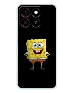 Чехол для ZTE Blade A35 с картинкой «Классический Губка Боб»